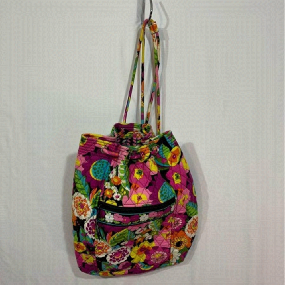 Sold!!! Vera Bradley backpack. Drawstring. New condition. 13” wide, 15” tall.